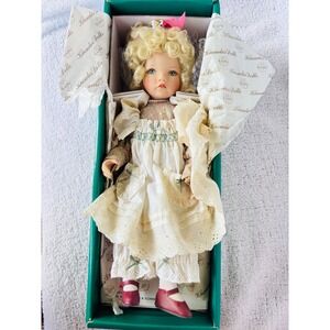 Vintage Knowles Mother Goose "Mary" Porcelain Doll MIB Original Box–Collectible